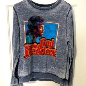 Bravado Jimi Hendrix burnout sweatshirt